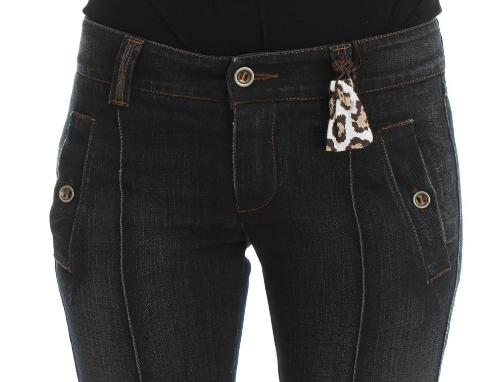 Jean slim en coton bleu lavé Ermanno Scervino