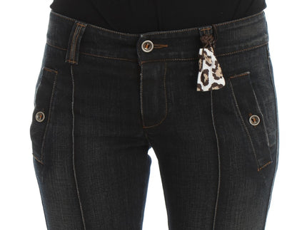 Jean slim en coton bleu lavé Ermanno Scervino