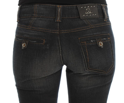 Jean slim en coton bleu lavé Ermanno Scervino