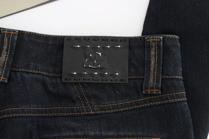 Jean slim en coton bleu lavé Ermanno Scervino