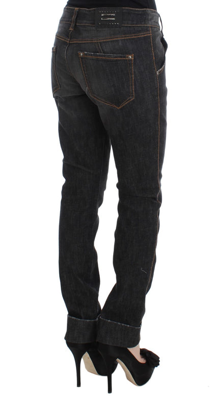 Jean slim en coton gris Ermanno Scervino