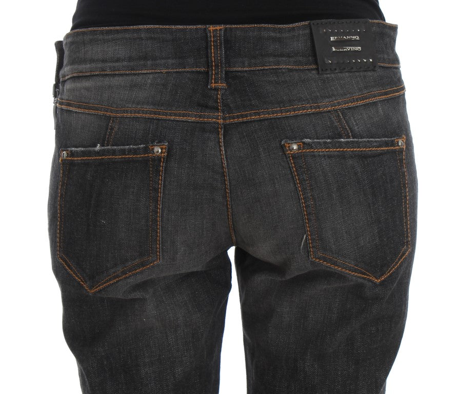 Jean slim en coton gris Ermanno Scervino