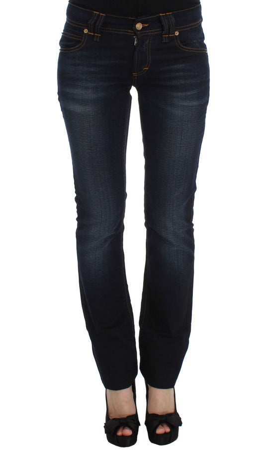 Jean slim en coton bleu John Galliano