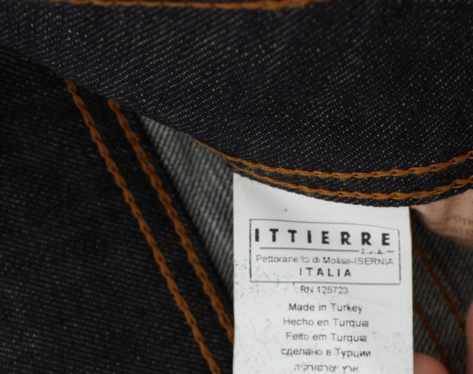 Jean slim à coupe bootcut en coton mélangé, bleu lavé, de John Galliano