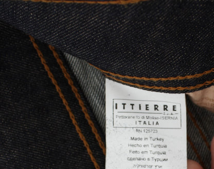 Jean slim à coupe bootcut en coton mélangé, bleu lavé, de John Galliano