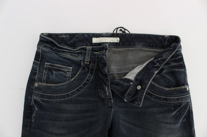 Jean slim en coton mélangé bleu d'Ermanno Scervino