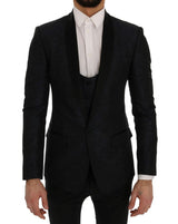 Dolce &amp; Gabbana MARTINI Bleu, Blazer 2 pièces, coupe slim