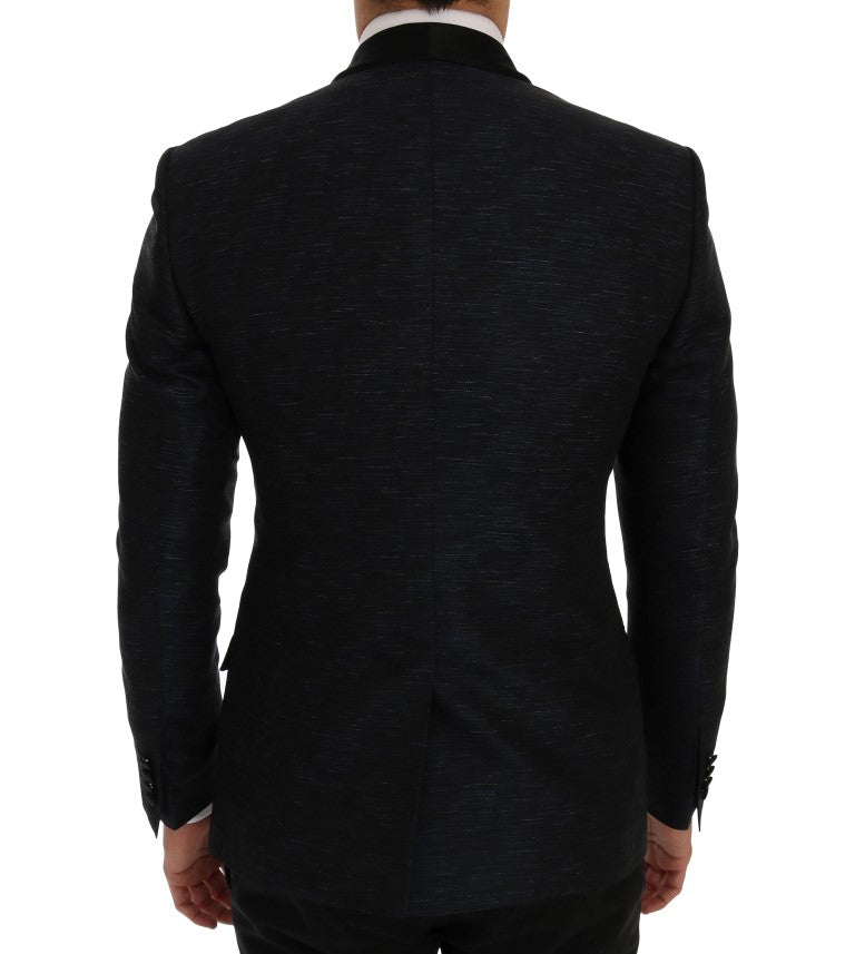 Dolce & Gabbana MARTINI Bleu, Blazer 2 pièces, coupe slim