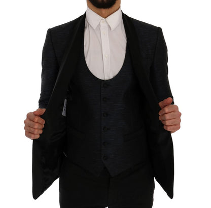 Dolce & Gabbana MARTINI Bleu, Blazer 2 pièces, coupe slim