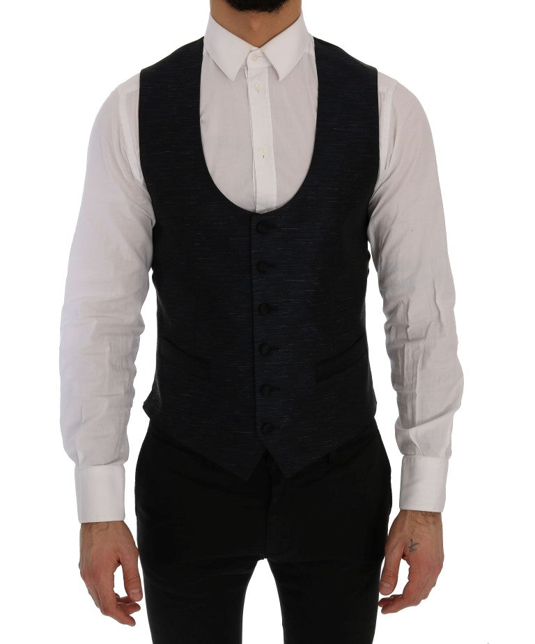 Dolce & Gabbana MARTINI Bleu, Blazer 2 pièces, coupe slim
