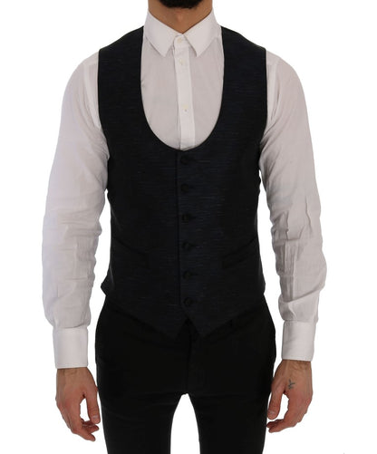 Dolce & Gabbana MARTINI Bleu, Blazer 2 pièces, coupe slim