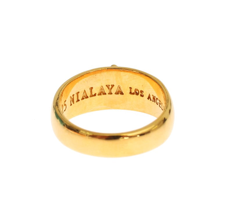 Bague Nialaya en argent 925 plaqué or