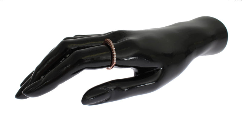 Bague Nialaya en or rouge et argent 925