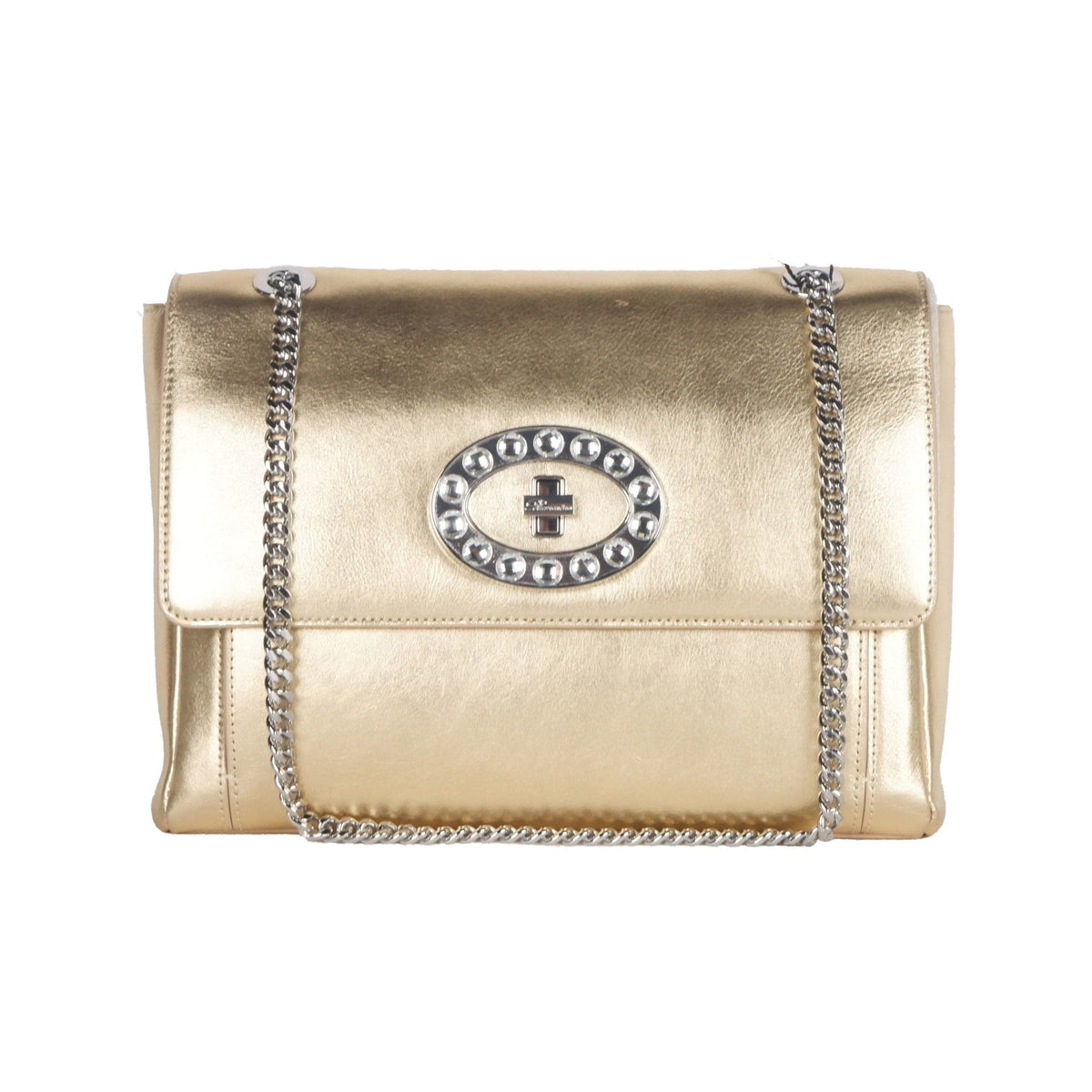 Sac à bandoulière en cuir doré Blumarine - Modèle B97.002
