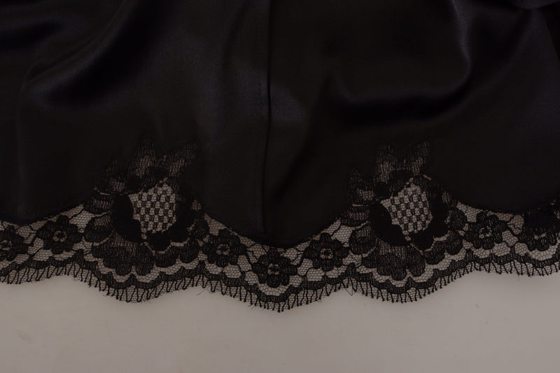 Robe A-line Noir Léopard Dolce & Gabbana - Élégance Italienne