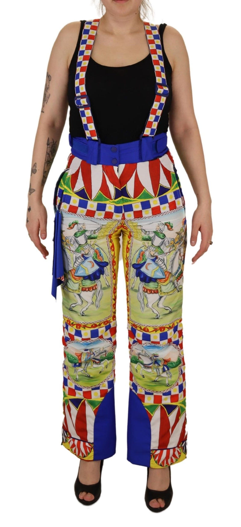 Dolce & Gabbana Pantalon de Neige Imprimé Multicolore