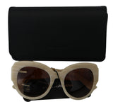 Dolce & Gabbana DG4294 Beige Acetate Full Rim Sunglasses