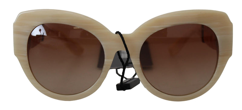 Dolce & Gabbana DG4294 Beige Acetate Full Rim Sunglasses
