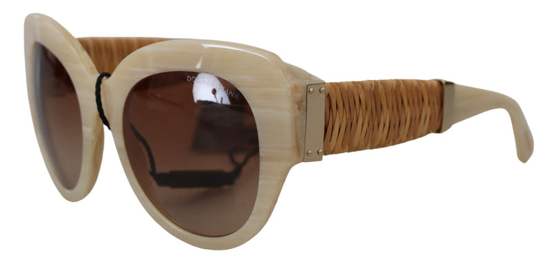 Dolce & Gabbana DG4294 Beige Acetate Full Rim Sunglasses