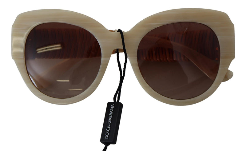 Dolce & Gabbana DG4294 Beige Acetate Full Rim Sunglasses