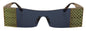 Lunettes de soleil rectangulaires Dolce & Gabbana en métal doré DG2263