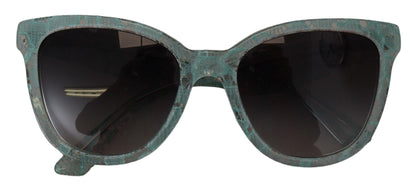Lunettes de soleil rondes en acétate et cristal Dolce & Gabbana DG4190