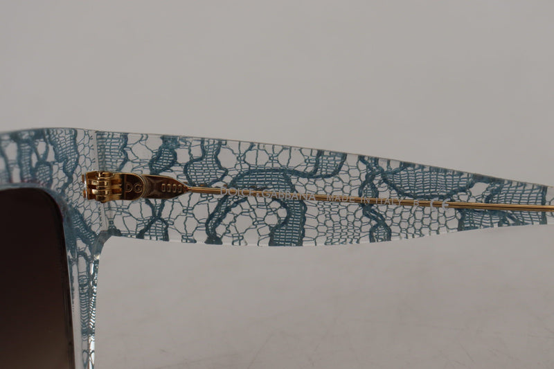 Dolce & Gabbana DG4231 Lunettes de soleil en dentelle bleue