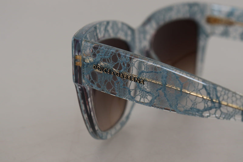 Dolce & Gabbana DG4231 Lunettes de soleil en dentelle bleue