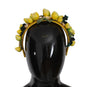 Serre-tête diadème en cristal de Sicile Dolce & Gabbana Yellow Lemons