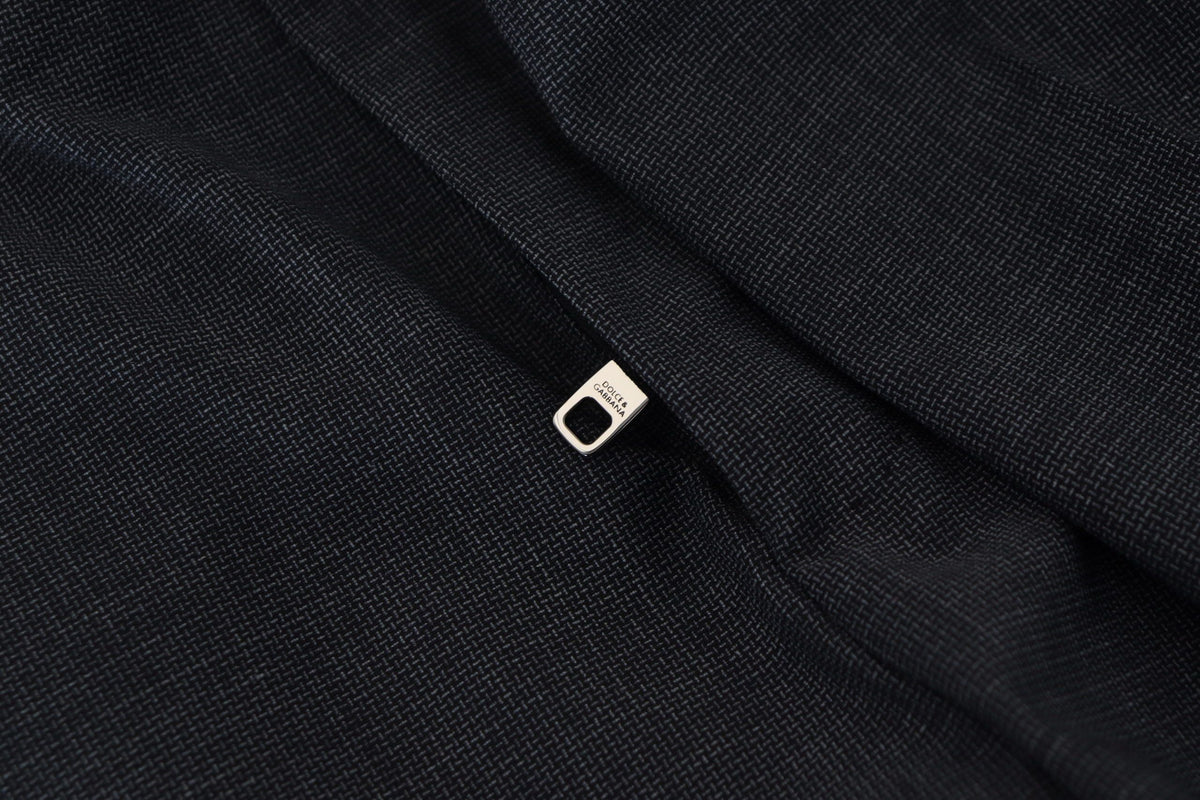 Pantalon cargo à carreaux gris stretch Dolce &amp; Gabbana