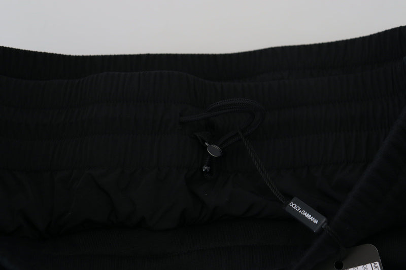 Shorts cargo en coton noir de Dolce &amp; Gabbana