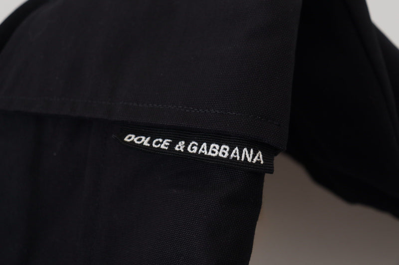 Shorts cargo en coton noir de Dolce &amp; Gabbana