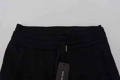 Shorts cargo en coton noir de Dolce & Gabbana