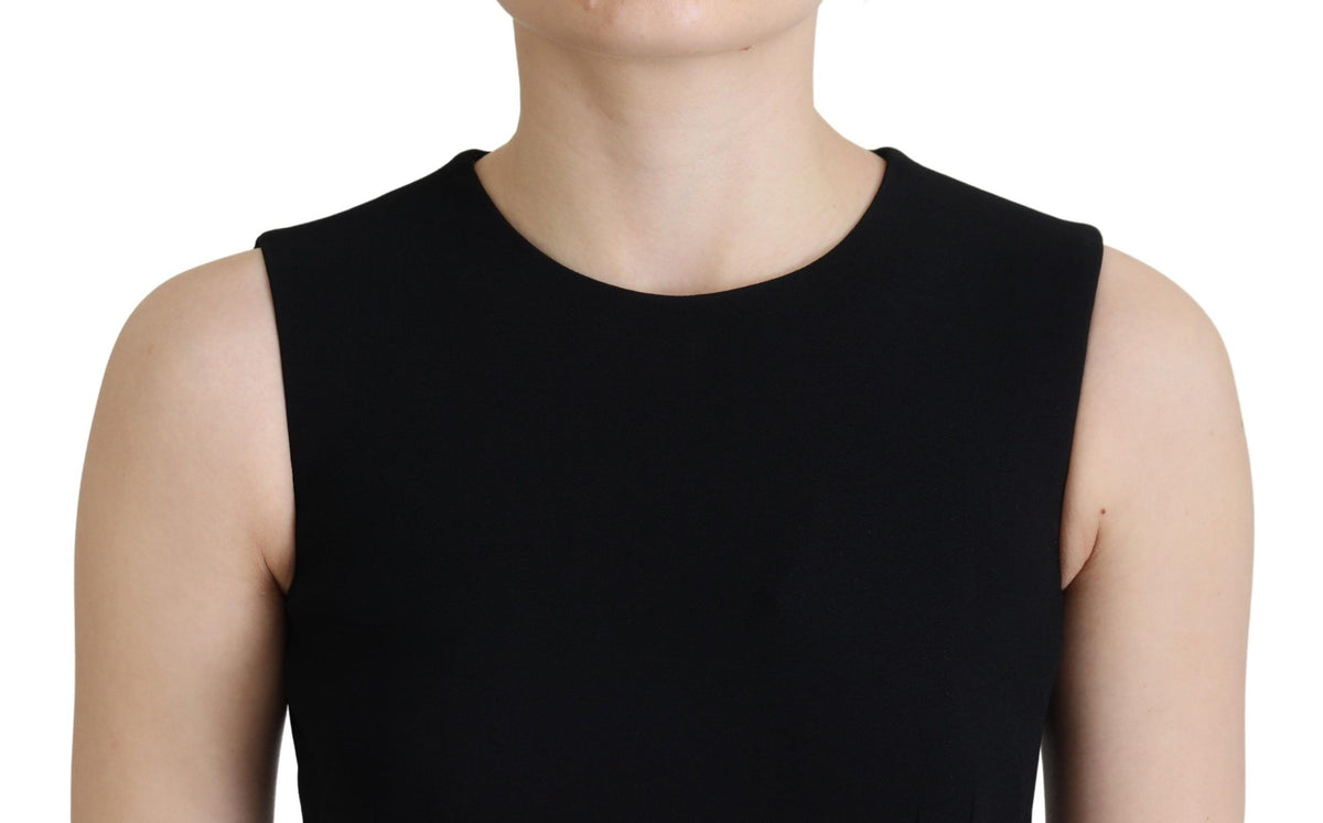 Robe Dolce & Gabbana Noire à Flare en Viscose