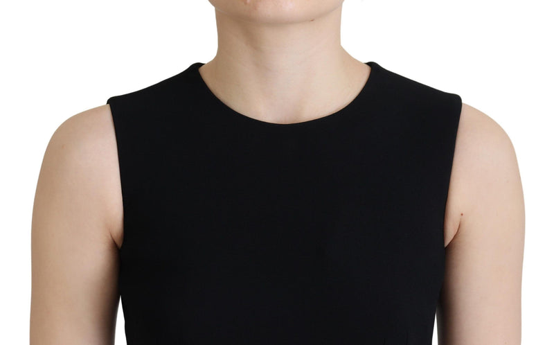 Robe Dolce & Gabbana Noire à Flare en Viscose