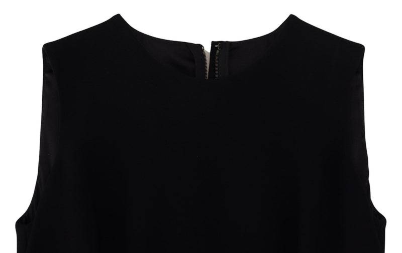 Robe Dolce & Gabbana Noire à Flare en Viscose