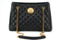 Versace Elegante Quilted Nappa Lederen Tas