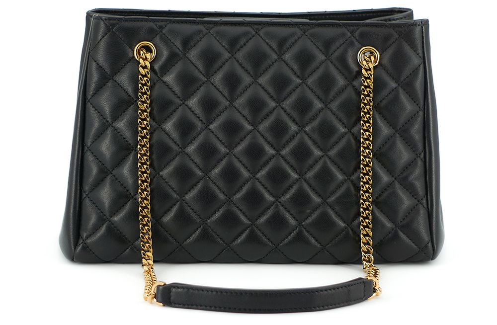 Versace Elegante Quilted Nappa Lederen Tas