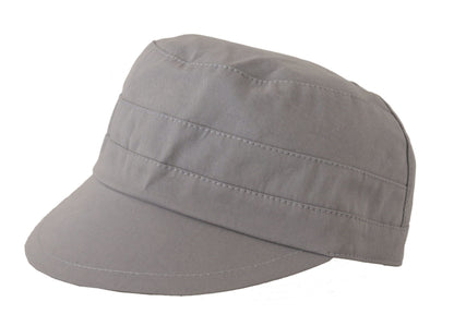 Dolce & Gabbana Casquette Gavroche Grise Homme Capello Coton Chapeau