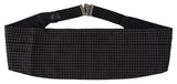 Ceinture large noire à pois Dolce &amp; Gabbana pour homme