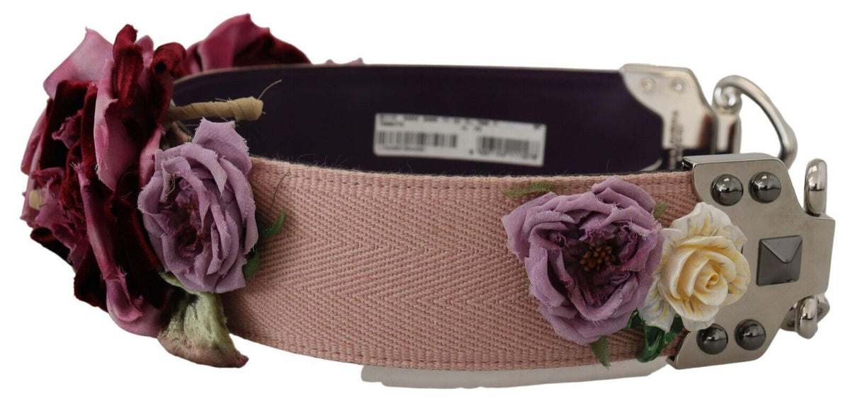 Dolce & Gabbana Multicolor Floral Appliques Shoulder Strap