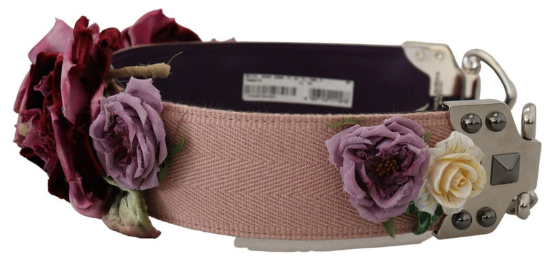 Dolce & Gabbana Multicolor Floral Appliques Shoulder Strap