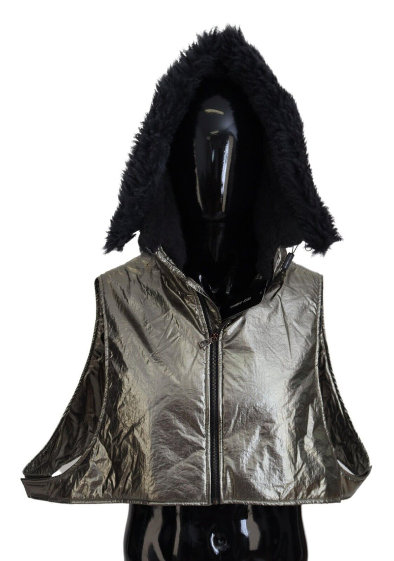 Dolce & Gabbana Zilveren Bont Hoofddoek Heren Capello Nylon Hoed