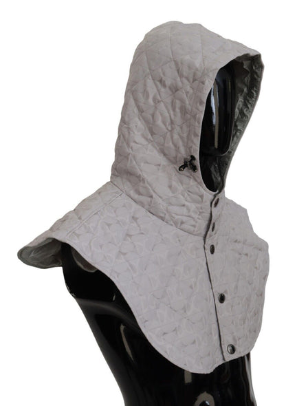 Dolce & Gabbana Chapeau en nylon matelassé blanc, taille unique