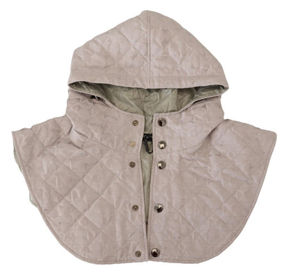Dolce & Gabbana Chapeau en nylon matelassé blanc, taille unique