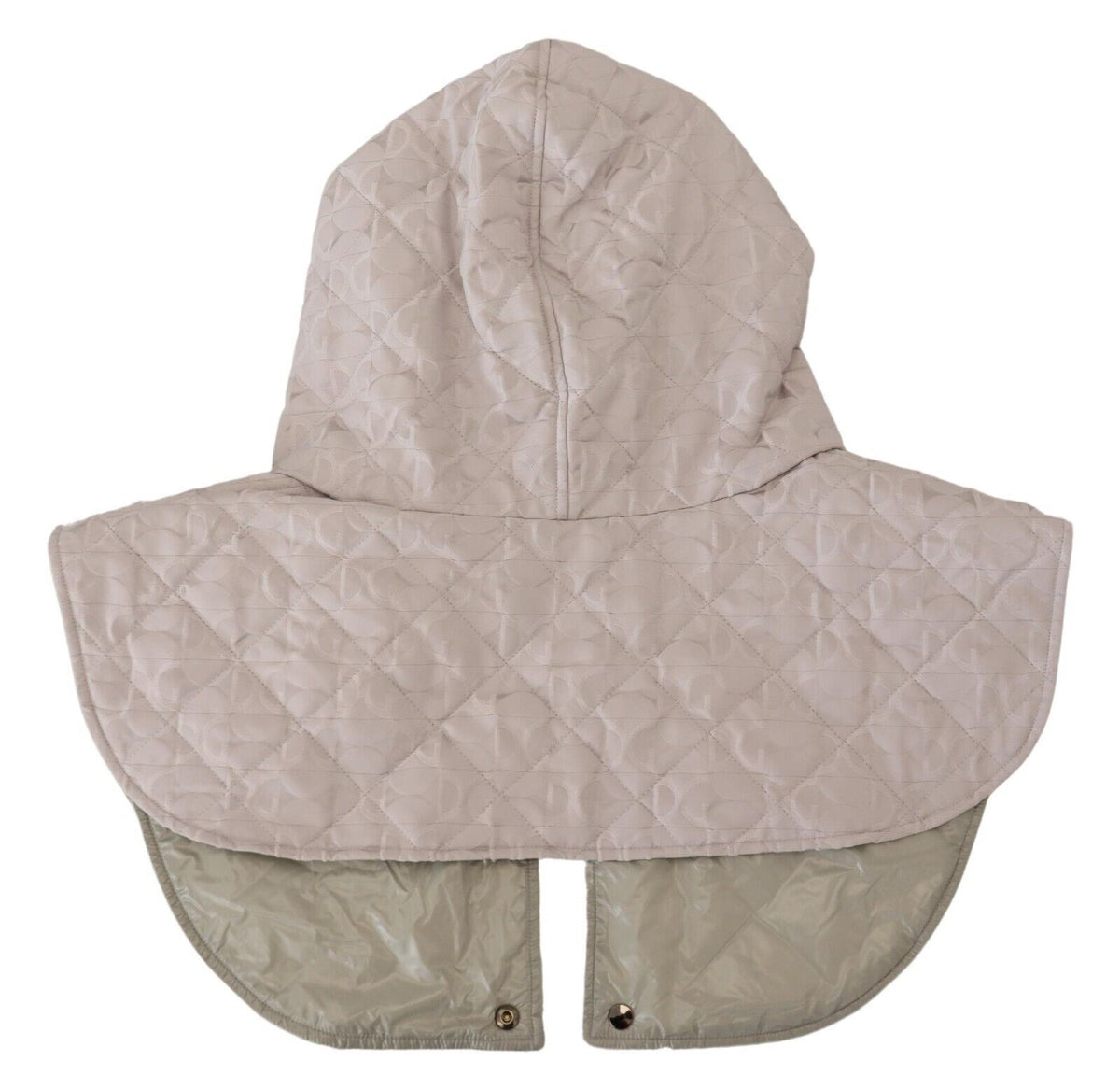 Dolce & Gabbana Chapeau en nylon matelassé blanc, taille unique