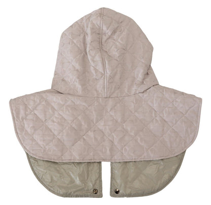 Dolce & Gabbana Chapeau en nylon matelassé blanc, taille unique