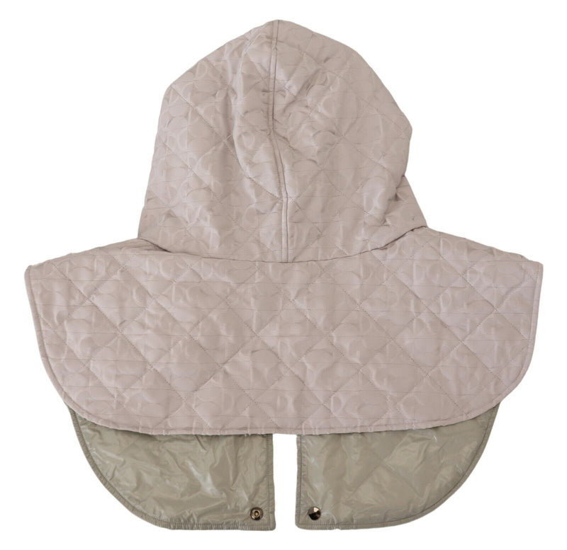 Dolce & Gabbana Chapeau en nylon matelassé blanc, taille unique