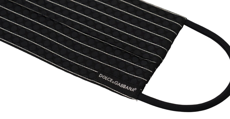 Masque Dolce & Gabbana à Élastique Noir et Blanc