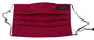 Masque facial Dolce & Gabbana en soie marron plissée avec élastique et sangle d'oreille, taille unique